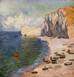 The Beach and the Falaise d'Amont